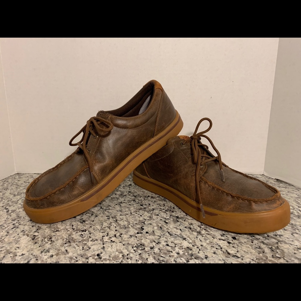 Twisted X Men's Hooey Leather Loper Shoes Size 12